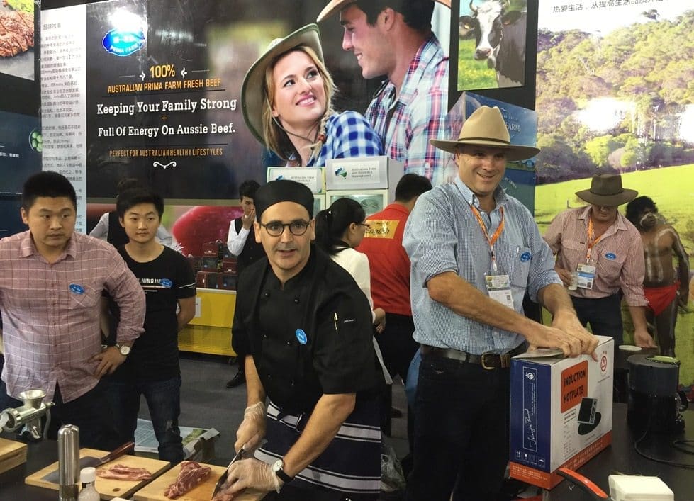 AFARM's display site for its Prime Farm branded product at the Yiwu fair