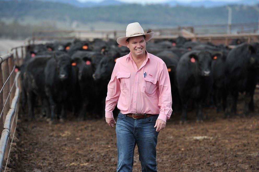 Killara's feedlot trading manager Andrew Talbot