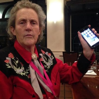 Temple Grandin and a smart phone July7-16