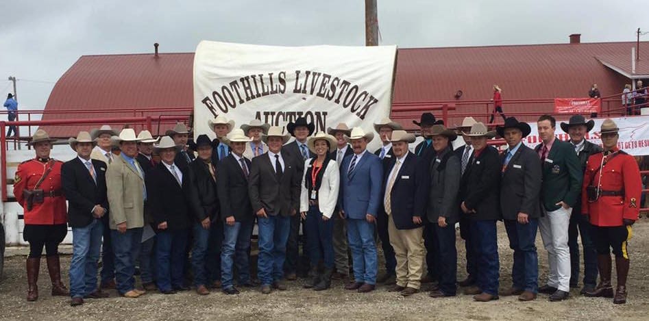  2016 Calgary Stampede Livestock Auctioneer Championship competitors – photo, Calgary Stampede