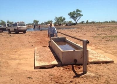 New watering point being installed on Degrey Station
