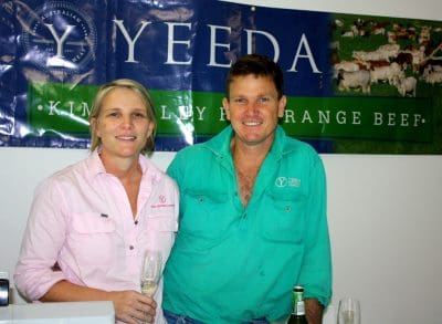 Jack and Vicki Burton from Yeeda Station. Image: Ringers from the Top End.