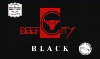 This new carton lid, marking 40 years of grainfed production this year at Beef City feedlot, will appear on Beef City Black cartons from later this year. 