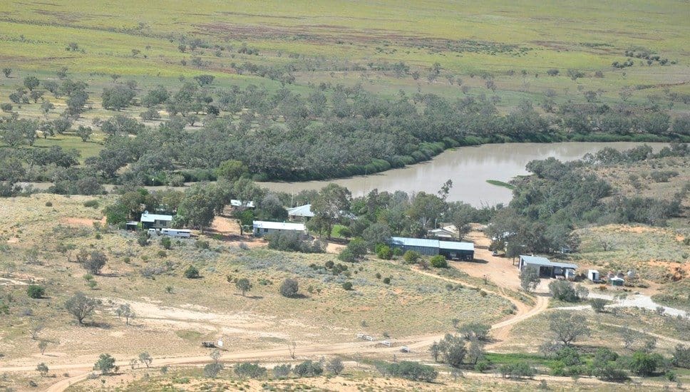 Nappa Merrie homestead complex, on Cooper Creek