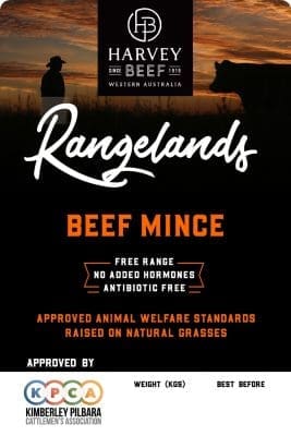 Harvey Beef Rangelands brand