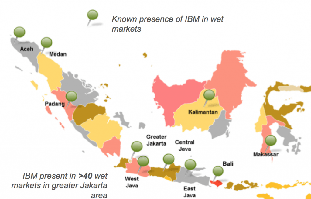 Chart - IBM in Indo wet markets