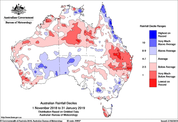 Seasonal climate outlook March-May 2019 - Beef Central