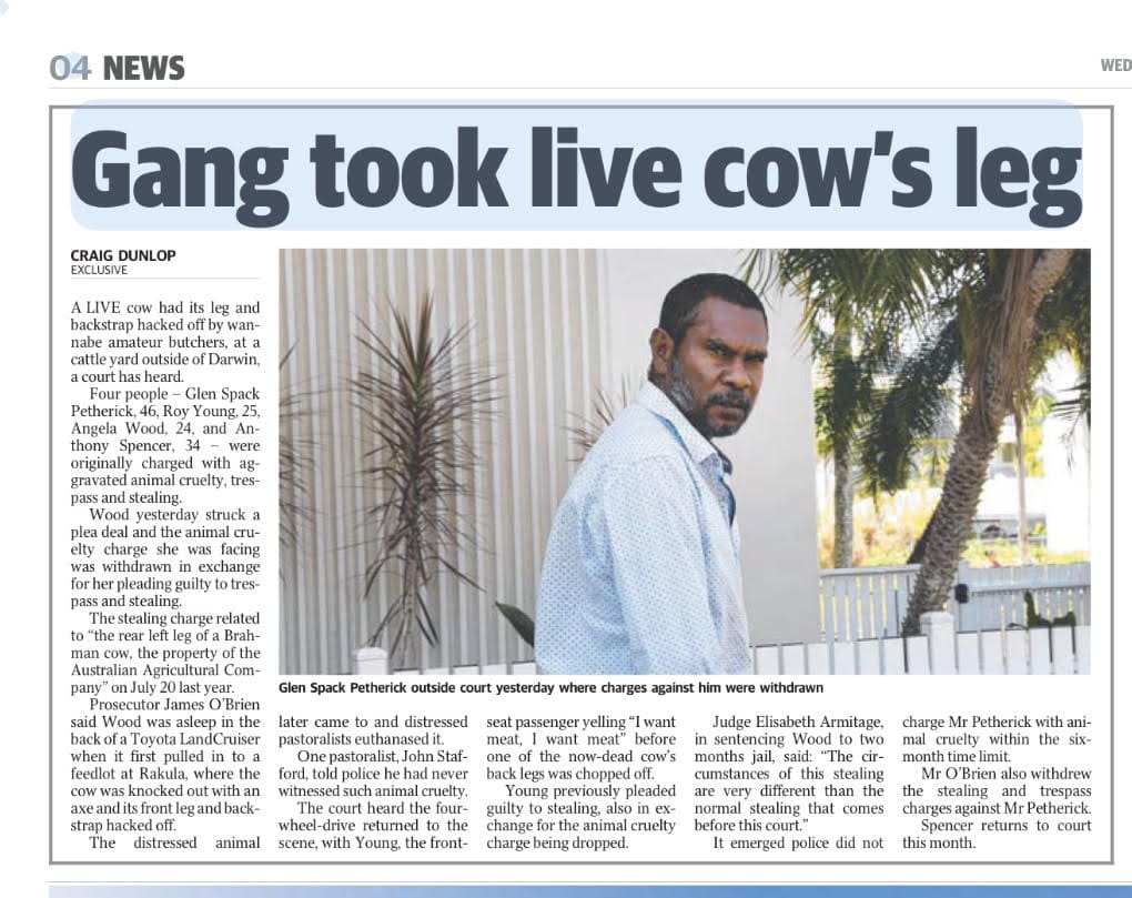 Sickening cruelty sparks urgent call for NT stock squad return - Beef  Central