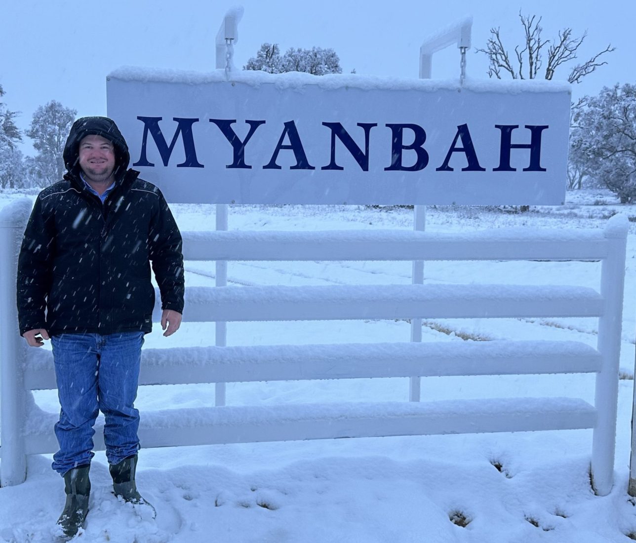 Myanbah Armidale, Jake Cracknell, snow August 2025