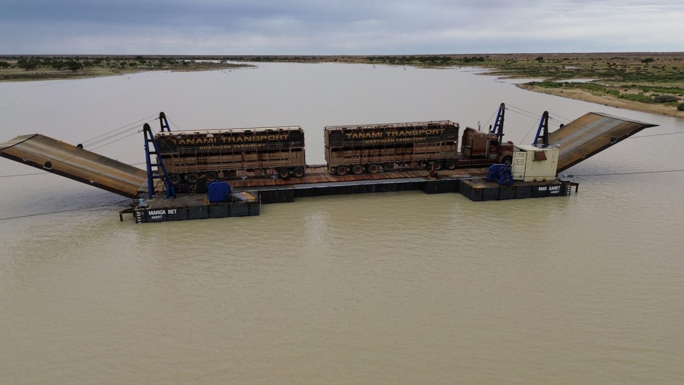 Cooper Creek barge opens today, restoring road access for isolated cattle producers