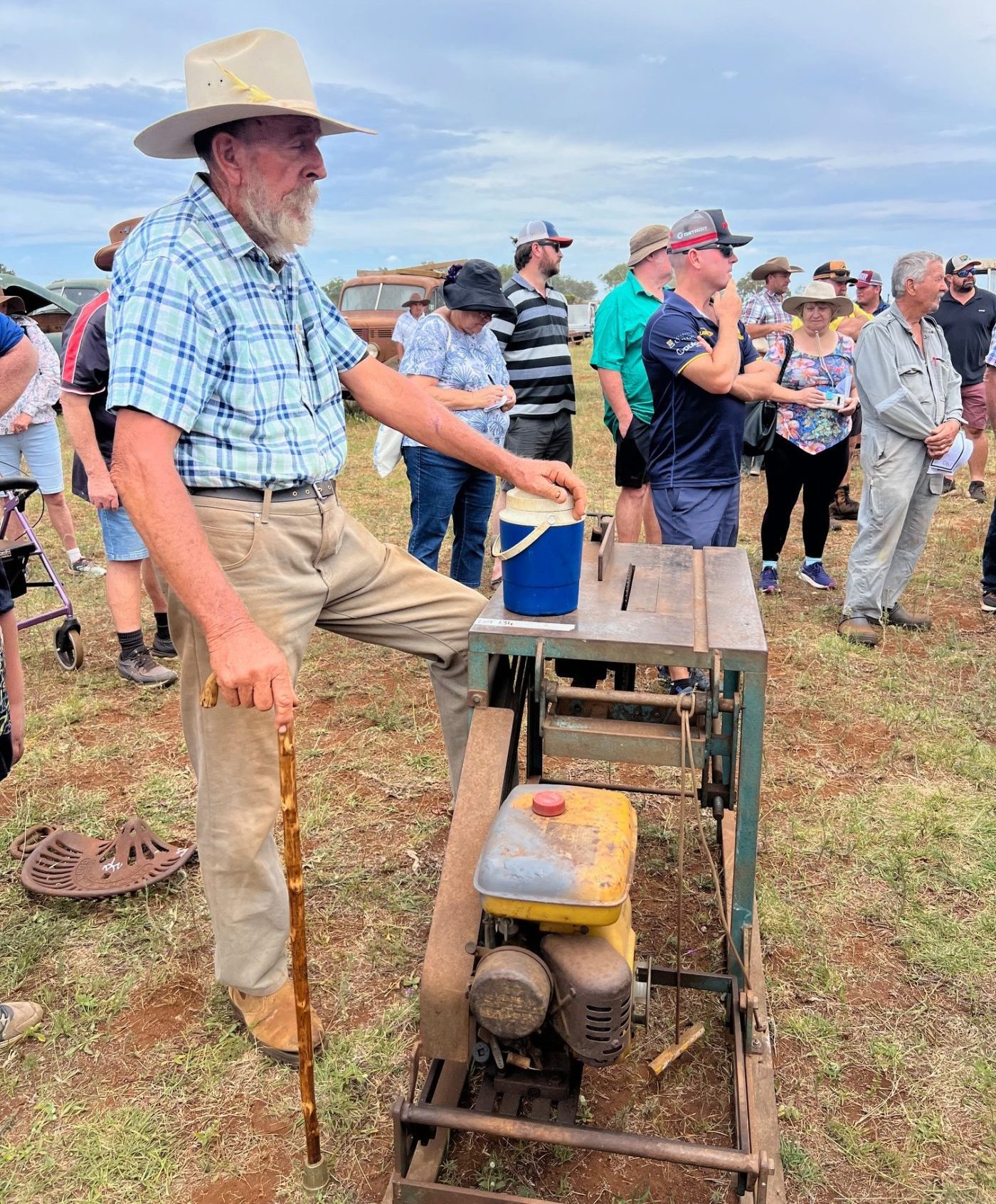 Lifetime antique farm machinery collection auction proceeds go to charity